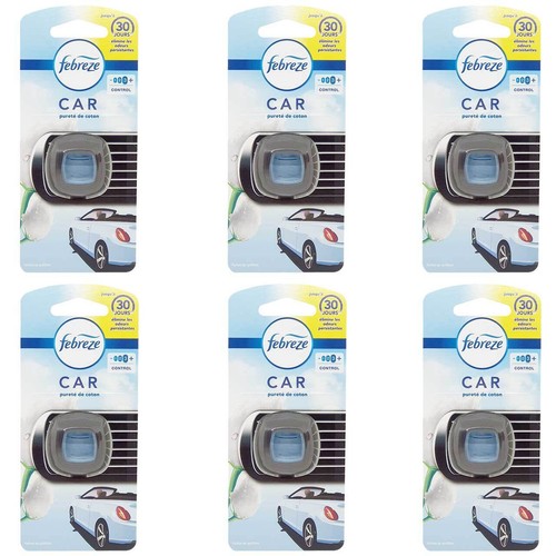 Febreze car cotton fresh - 6x,