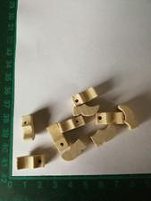 4 x 5 Paar Holz-Schuhe ca. 1,9 x 1,7 cm / Wichtel / Elfen = 40 Teile