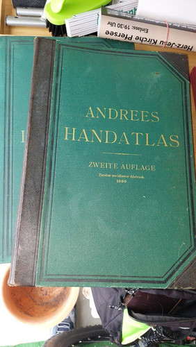 Andrees handatlas 1890 karten - 1890,