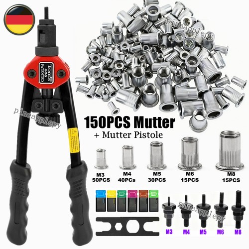 150 tlg blindnietmuttern - 150-tlg,