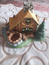 Partylite Blockhaus / Blockhütte / Teelichthalter 