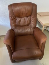 Relaxsessel Elektrisch mit Aufstehhilfe, Liegefunktion, braun