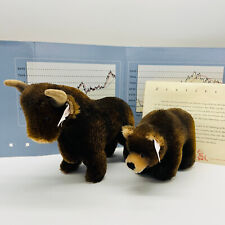 STEIFF BULLE UND BÄR SET - BÖRSE ONLINE | 995712 | KF | Jahr 2000 | LIMITIERT