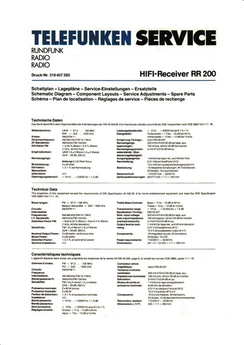 Service manual anleitung - service, für