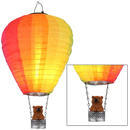 Solarleuchte heißluftballon - solarleuchte,