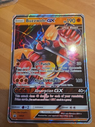 Pokémon tcg buzzwole 69 - gx,