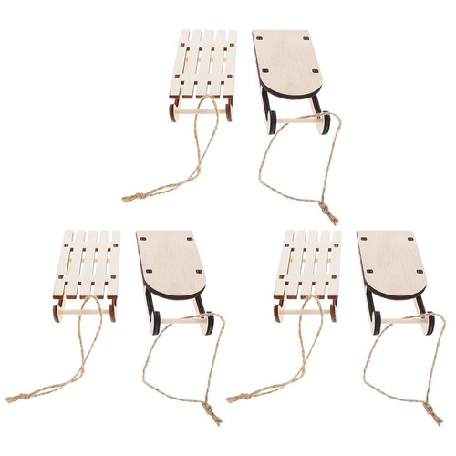 Pcs miniatur schlitten - 6,