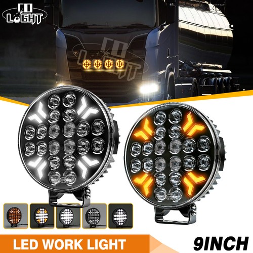 Led fernscheinwerfer - 2x, 9"