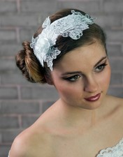 Braut Haarschmuck Hochzeit Kommunion Haarreif IVORY NEU aus Geschäftsaufgabe