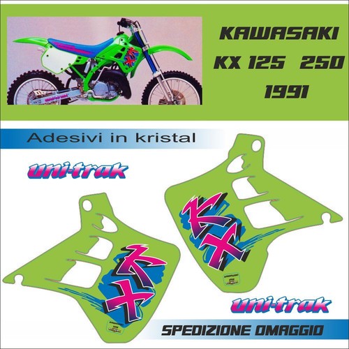 Aufkleber set kawasaki - kawasaki, kx