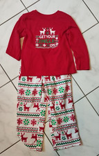 Carters Kinder Pyjama Schlafanzug Rentier Warm Gr. 92