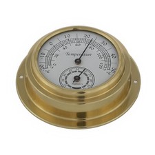 Messinstrumente klassisch Messing Boot Barometer Hygrometer Thermometer Tidenuhr