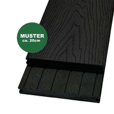 Handmuster WPC Terrassendiele, 18 x 146 mm, Farbe anthrazit (WoodoMalta)