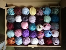 593g Wollreste Reste Applikationen Weben stricken häkeln Basteln gefachtes