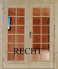 Doppeltür Einbautür  Gartenhaustür Holztür Einzeltür Nebeneingangstür Nach Maß