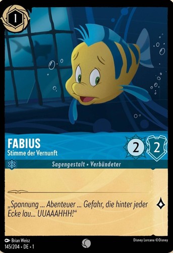 Disney lorcana fabius - lorcana, stimme