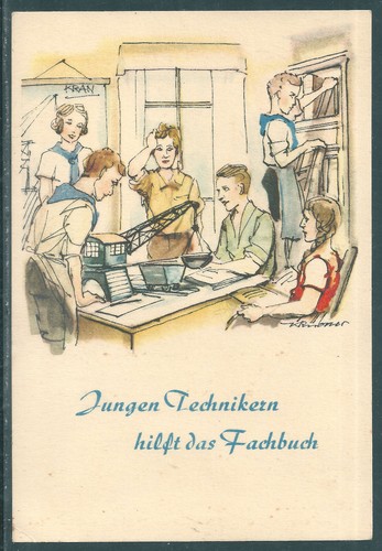Ddr 1951 karte weltfestspiele - karte,