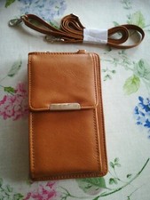 Handy-und Geld-Beutel Handtasche   hellbraun Neu!!! 
