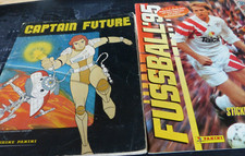 9x Sammelbilderalbum Autop./Winnetou/Bonanza/Fußball 95/Mainzelm./Captain Future