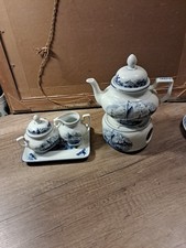 Teekanne  Zuckerdose  Milchkanne Teelicht Bavaria Bareuther  5 t.