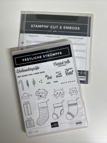 Stempelset festliche strümpfe - stempelset,