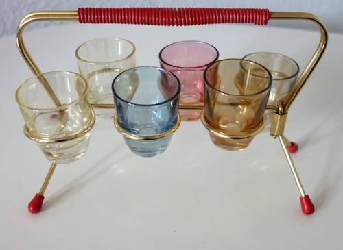 Bunte schnapsgläser im - bunte,
