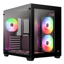 AeroCool PC Gehäuse Dryft-BK-v2 Mid-Tower Schwarz