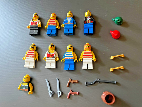 Lego piraten minifiguren - piraten, +