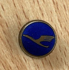 DLH - Deutsche Lufthansa Firmenabzeichen nummeriert Knopflochabzeichen Vintage