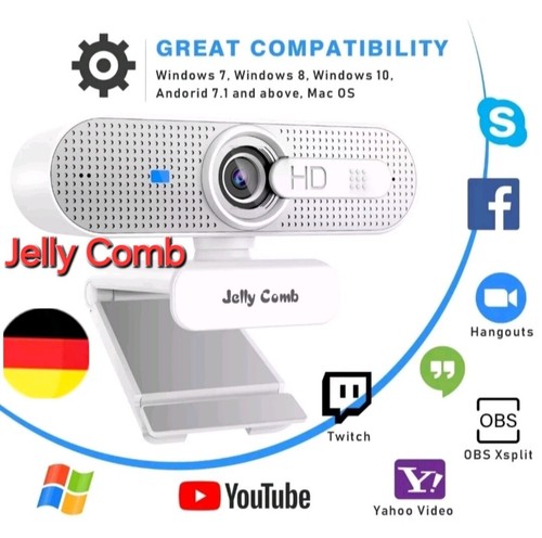 Webcam full 1080p usb - webcam,