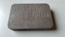 Zigarettenschachtel / Dose Blech alt Steinbömer Blanko
