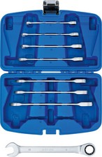 BGS 8x Ratschenring-Maulschlüssel-Satz 8-19 mm Ratschenringschlüssel Ringratsche