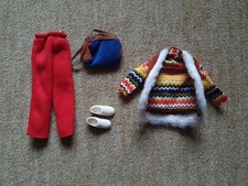 Barbie Skipper Mattel Kleidung 2812 von 1979 Winter Warmth