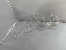 Set of 4 Cognac Glasses. All