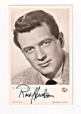 Rock hudson autogramm - hudson,