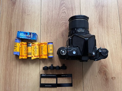 Pentax 55mm lens - w/, 7
