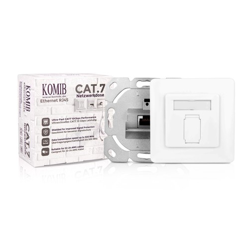 Netzwerkdose cat7 port rj45 - cat7, 1-port