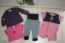 4 Teile Sigikid Overall Spieler Langarmshirt Hose Bundhose T-Shirt Mädchen 62