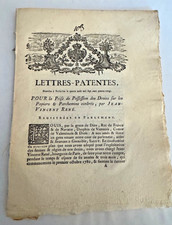 Louis XVI - Patentbriefe