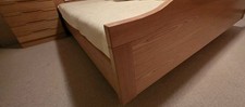 Doppelbett  200x200 mit Lattenrost Buchenholz, gebraucht inkl. Matratzen.