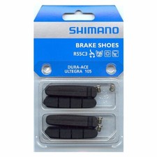 2 Paar Original Shimano Rennrad Bremsbeläge R55C3 für Dura-Ace Ultegra 105 BR-79