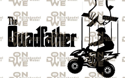 Aufkleber quadfather - aufkleber, "quadfather"
