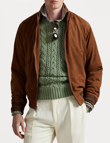 Braune lederjacke herren pure - lederjacke,