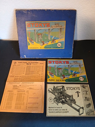 Antik stokys metallbaukasten - ,
