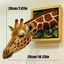 3D Giraffe Kopf Kunst Skulptur