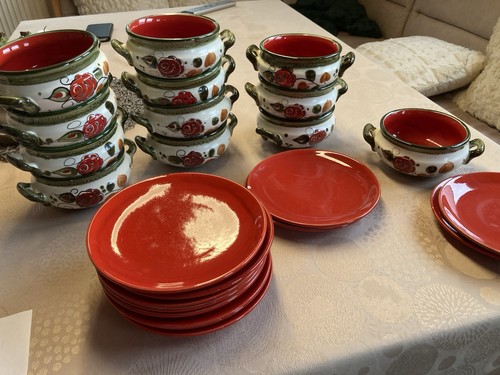 Suppentassen mit unterteller - suppentassen,