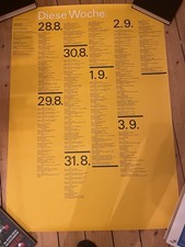 Olympiade 1972 München A0 Poster/Plakat  Deko/Sammeln  Kunstprogramm/Wochenplan