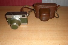 DDR Fotoapparat Carl Zeiss Jena COMPUR-RAPID T 2,8/50 aus Nachlass in Tasche