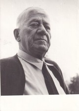 Oskar Kokoschka - Maler + Schriftsteller - Foto rückseitig original signiert