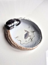 schöne Royal Copenhagen Porzellan Schale 2465 - Fischschale Krebsschale Krabben